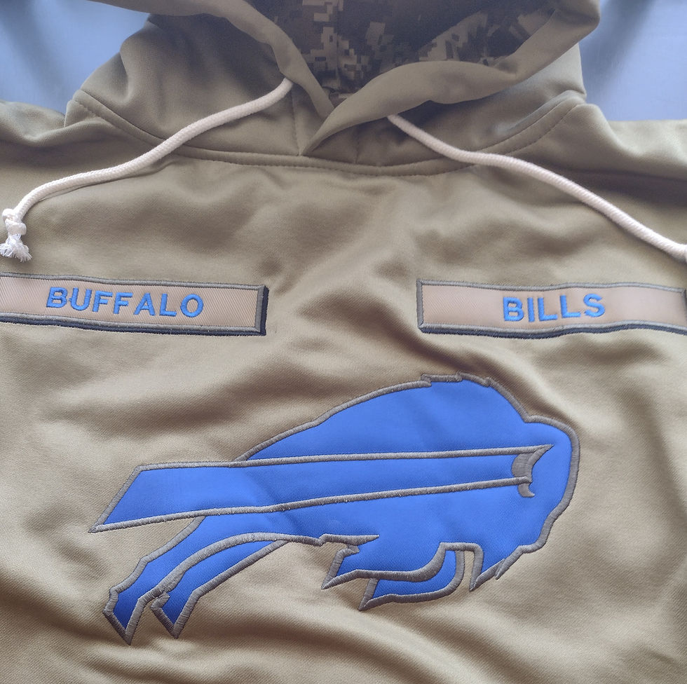 Thumbnail: Josh Allen Army Green Camo Hoodie 