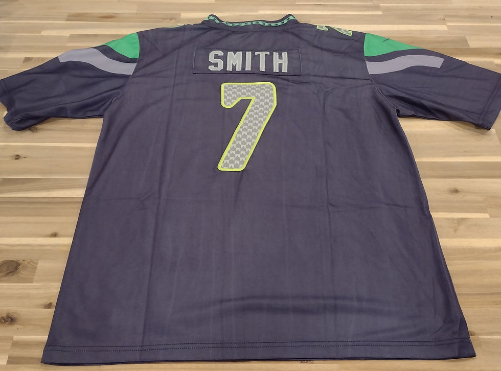 Thumbnail: Geno Smith Blue Jersey 