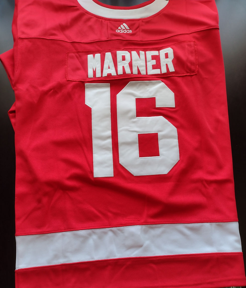Thumbnail: Mitch Marner Red Jersey. 