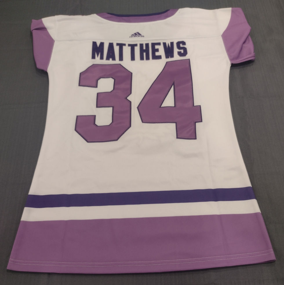 Thumbnail: Auston Matthews Hockey Fights Cancer Jersey 