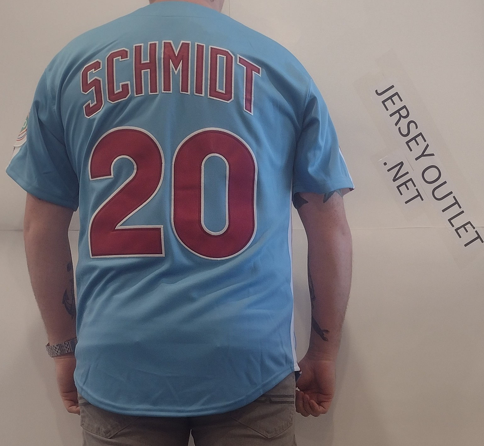 Mike Schmidt Blue Jersey