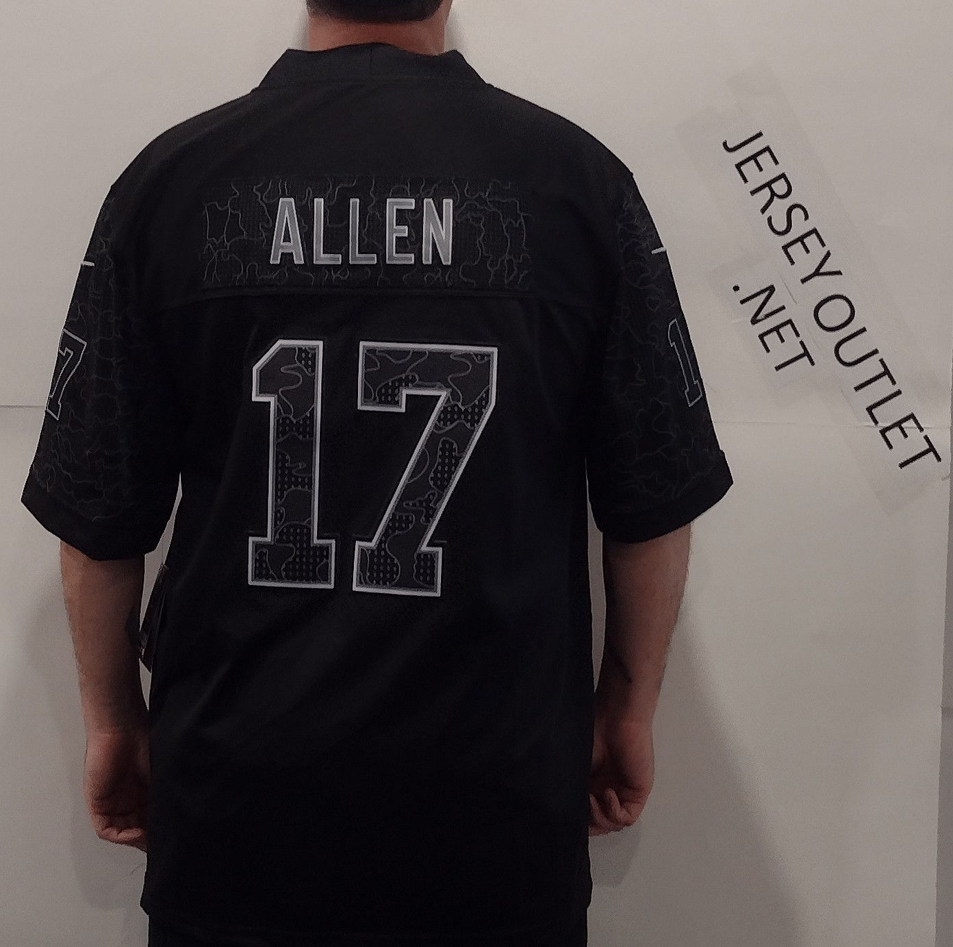Josh Allen Black Salute To Service Camo Jersey 