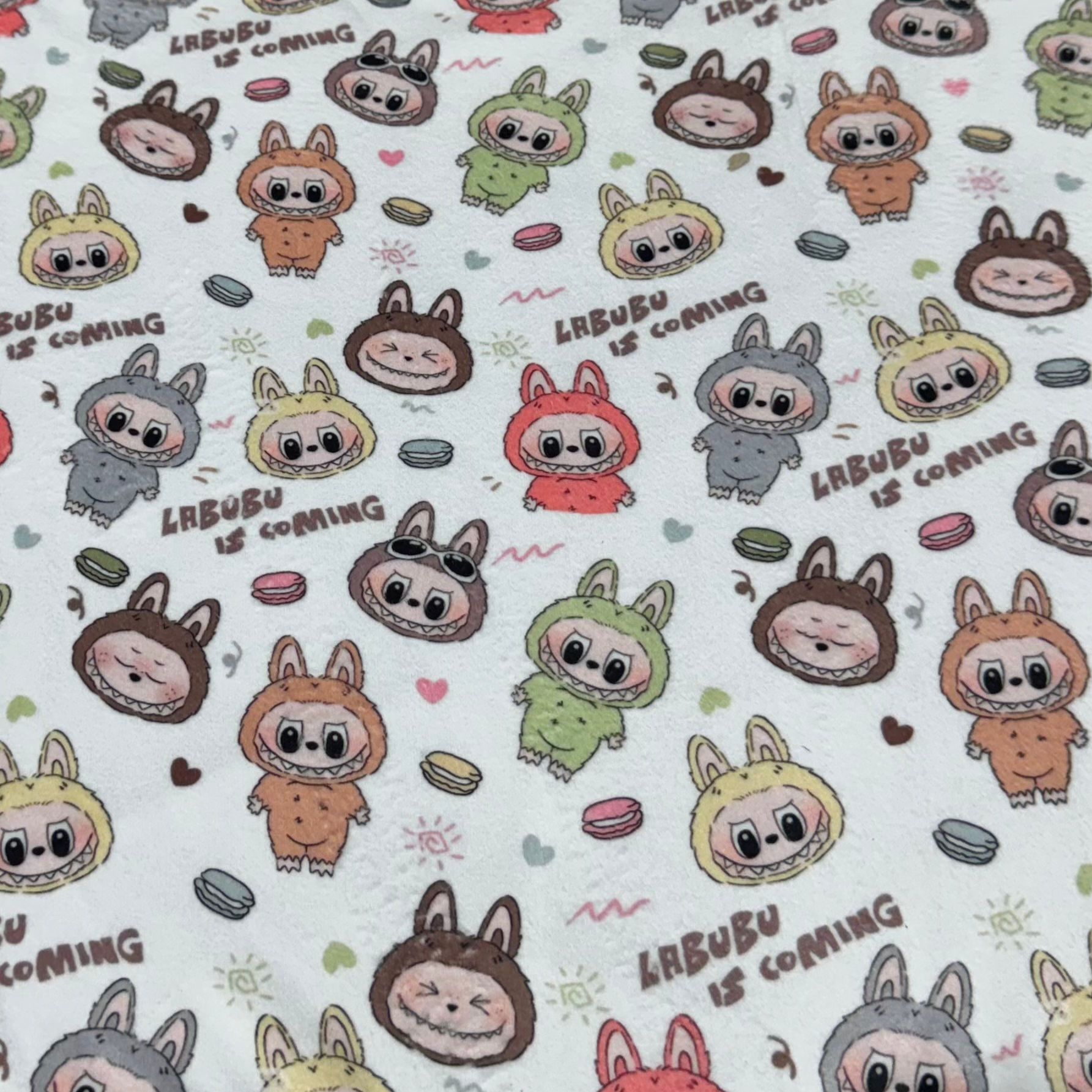 Fleece sublimado Labubu