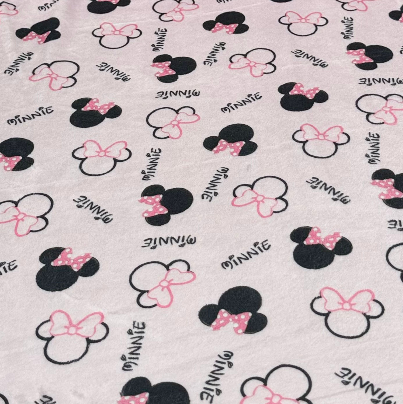 Fleece sublimado Minnie rosa bebê