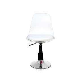 Study Stool With Chrome Base