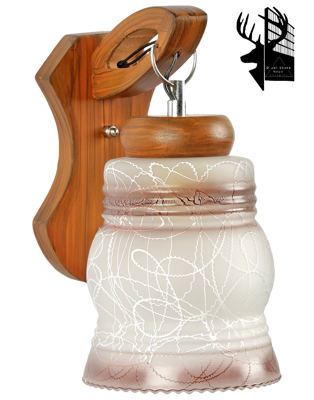 Afast Stylish & Designer Colorful Hand Decorative Sconce Glass Wall Lamp