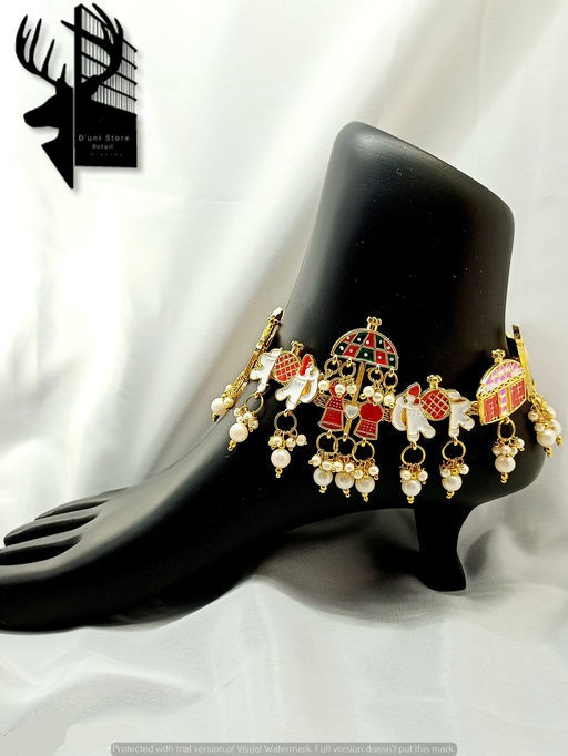 Thumbnail: Wedding Anklets for Women & Girls
