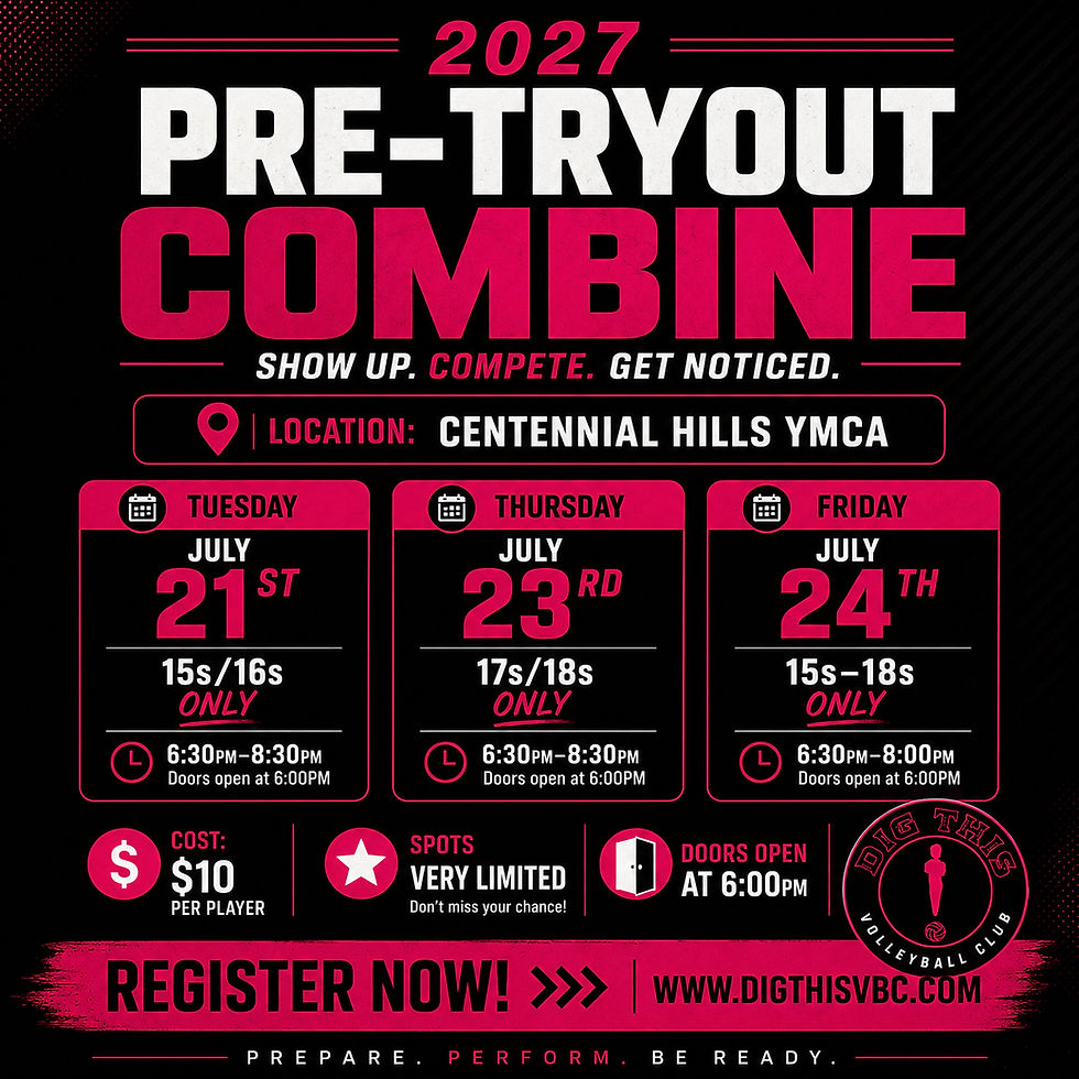 15s/16s Pre-Tryout Combine