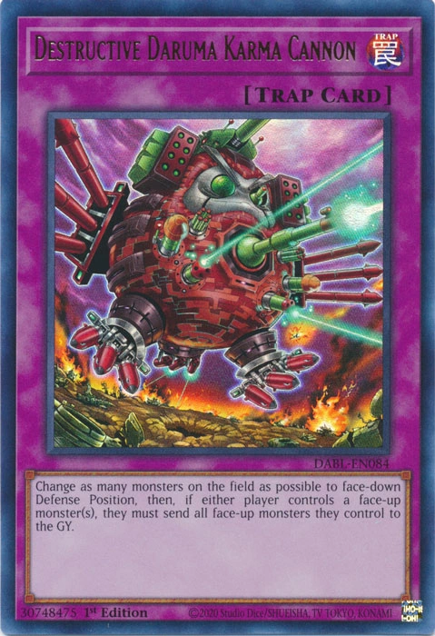 destructive daruma karma cannon