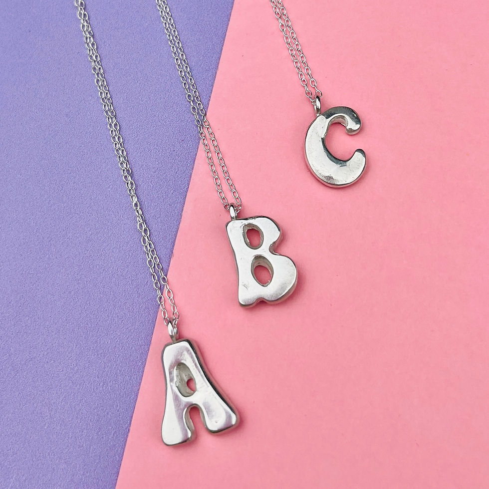 Silver Clay Initial Pendant Workshop