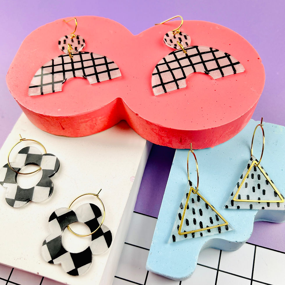 Thumbnail: Shrink Plastic Earrings Kit