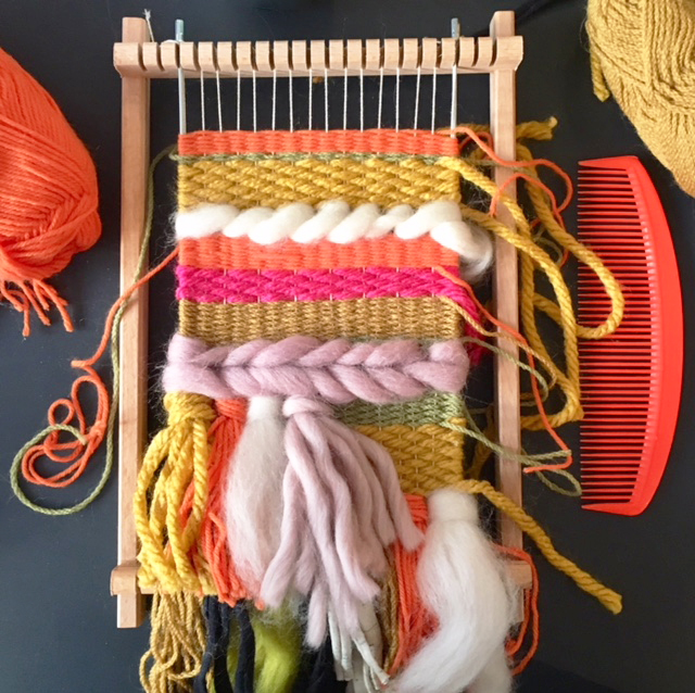 Mini Loom Hand Weaving