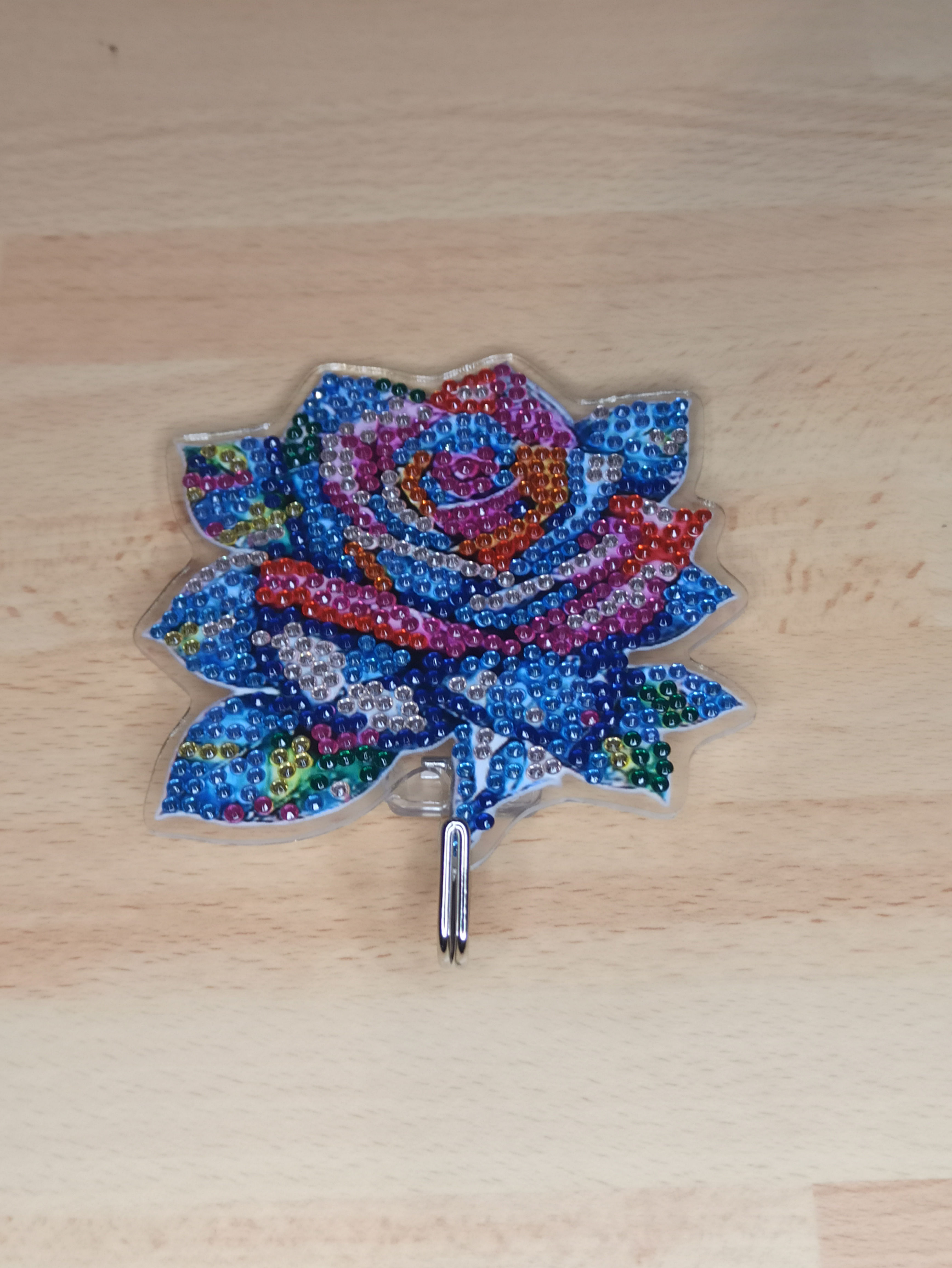 crochet multicolor fleur