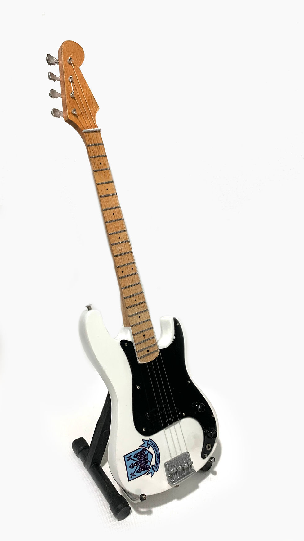 Miniatura: Miniatura de guitarra única hecha a mano de Iron Maiden