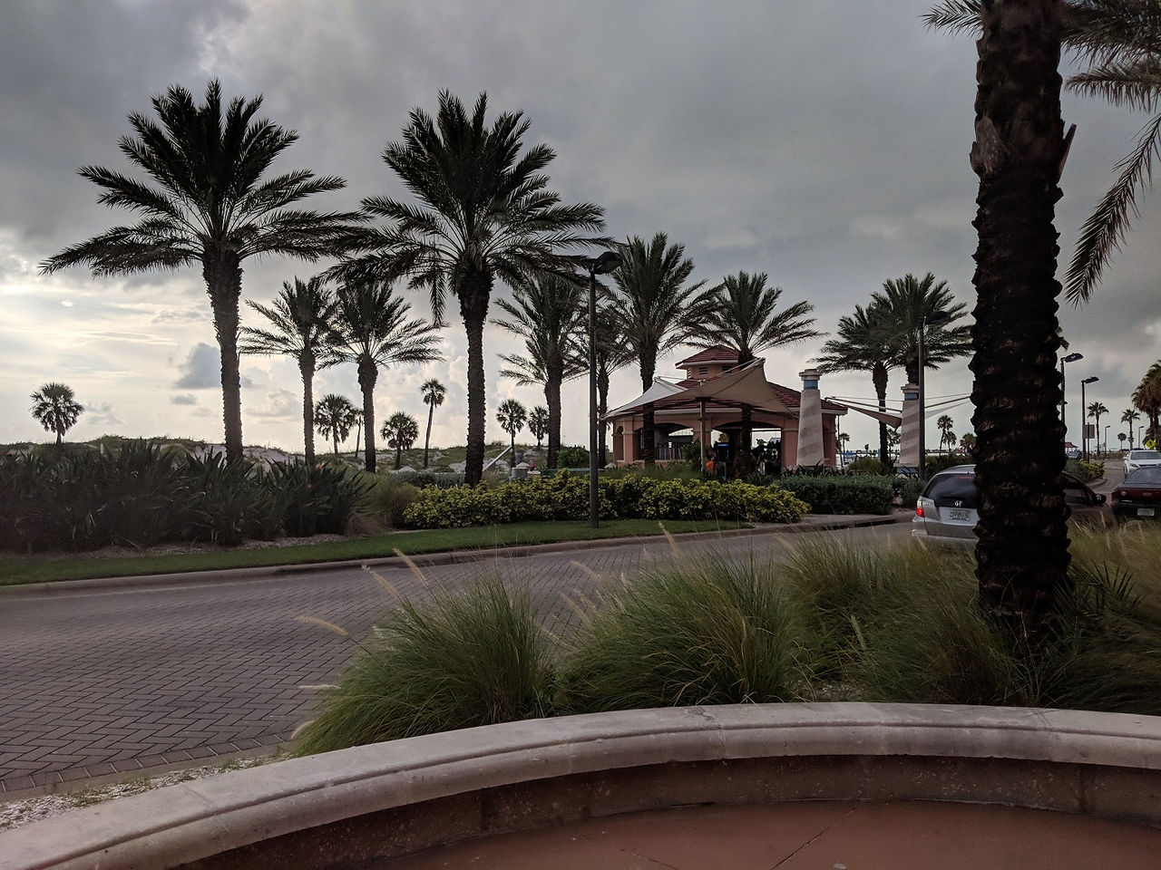 Clearwater beach: Clouds about to burst