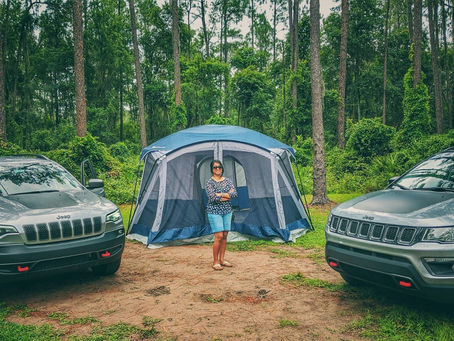Camping in the stunning and beautiful Osceola National Forest