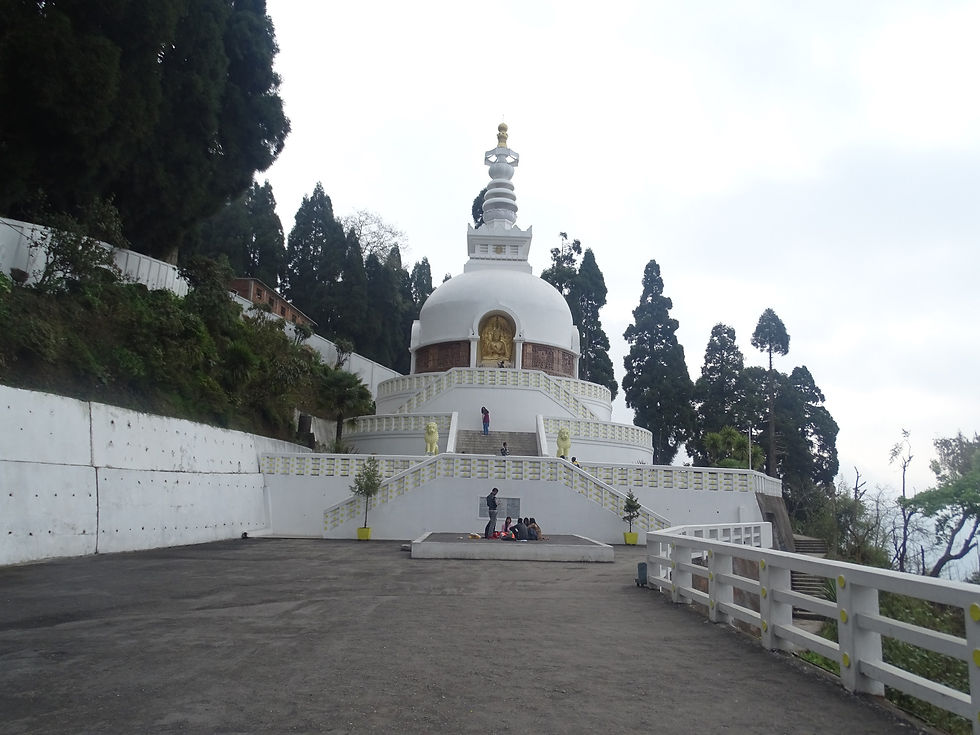 Peace Pagoda, Darjeeling, India