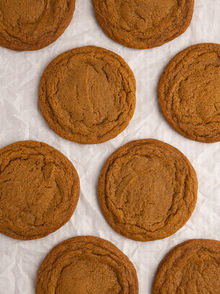 Ginger molasses cookies