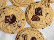 Tahini chocolate chunk cookies