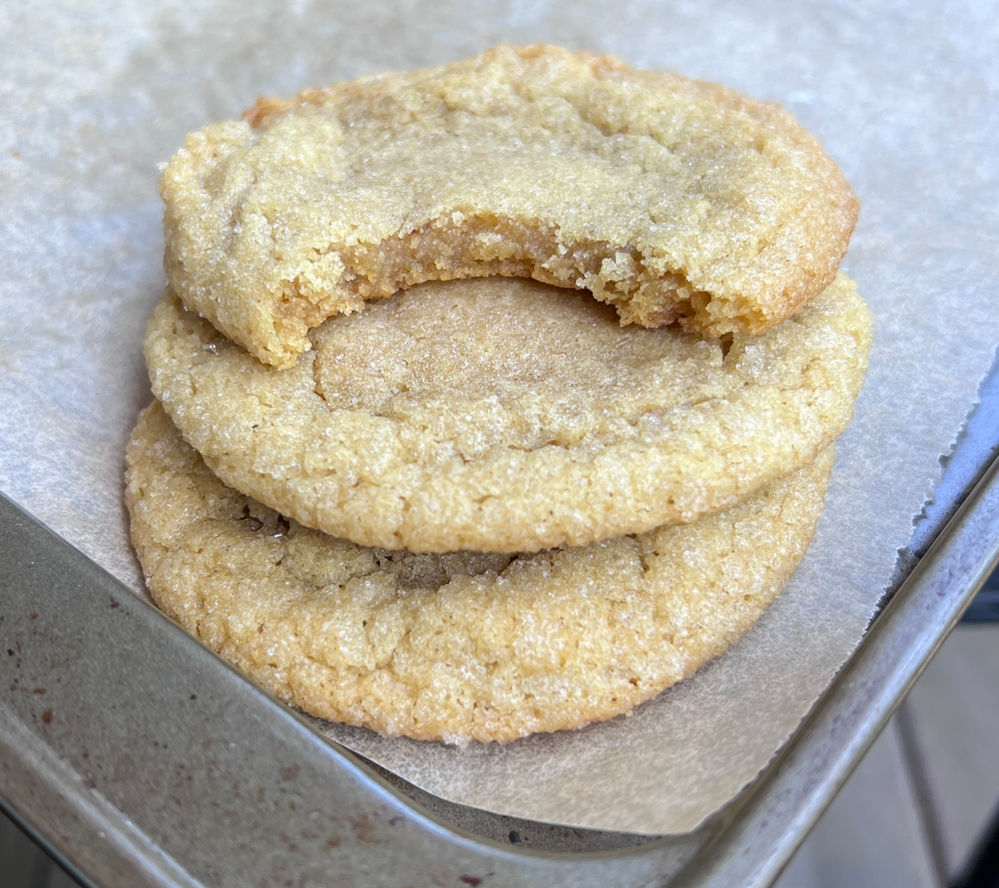 Olive oil sugar cookies