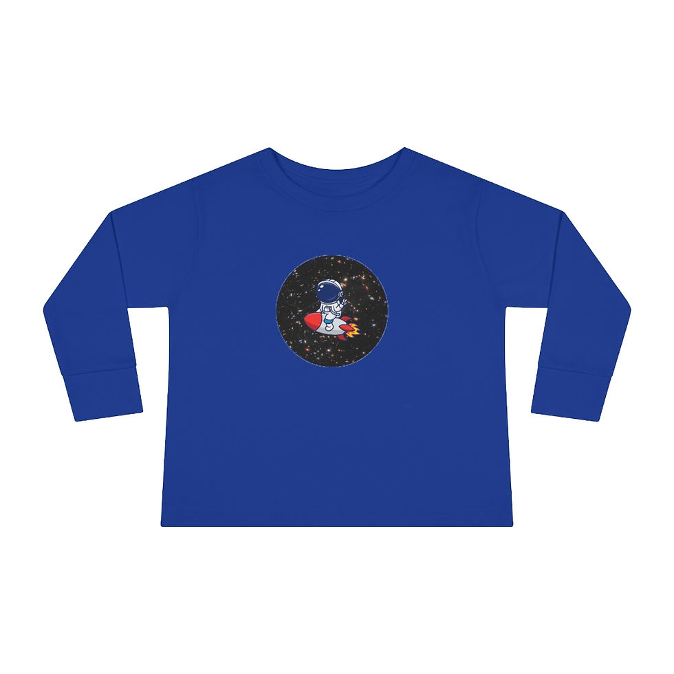 Miniature : Toddler Webb Space Rocket Long Sleeve Tee