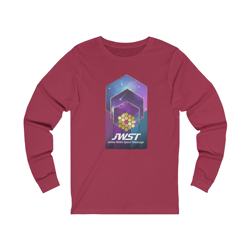 Thumbnail: Men's James Webb Space Telescope Exploration Prism Long Sleeve Shirt