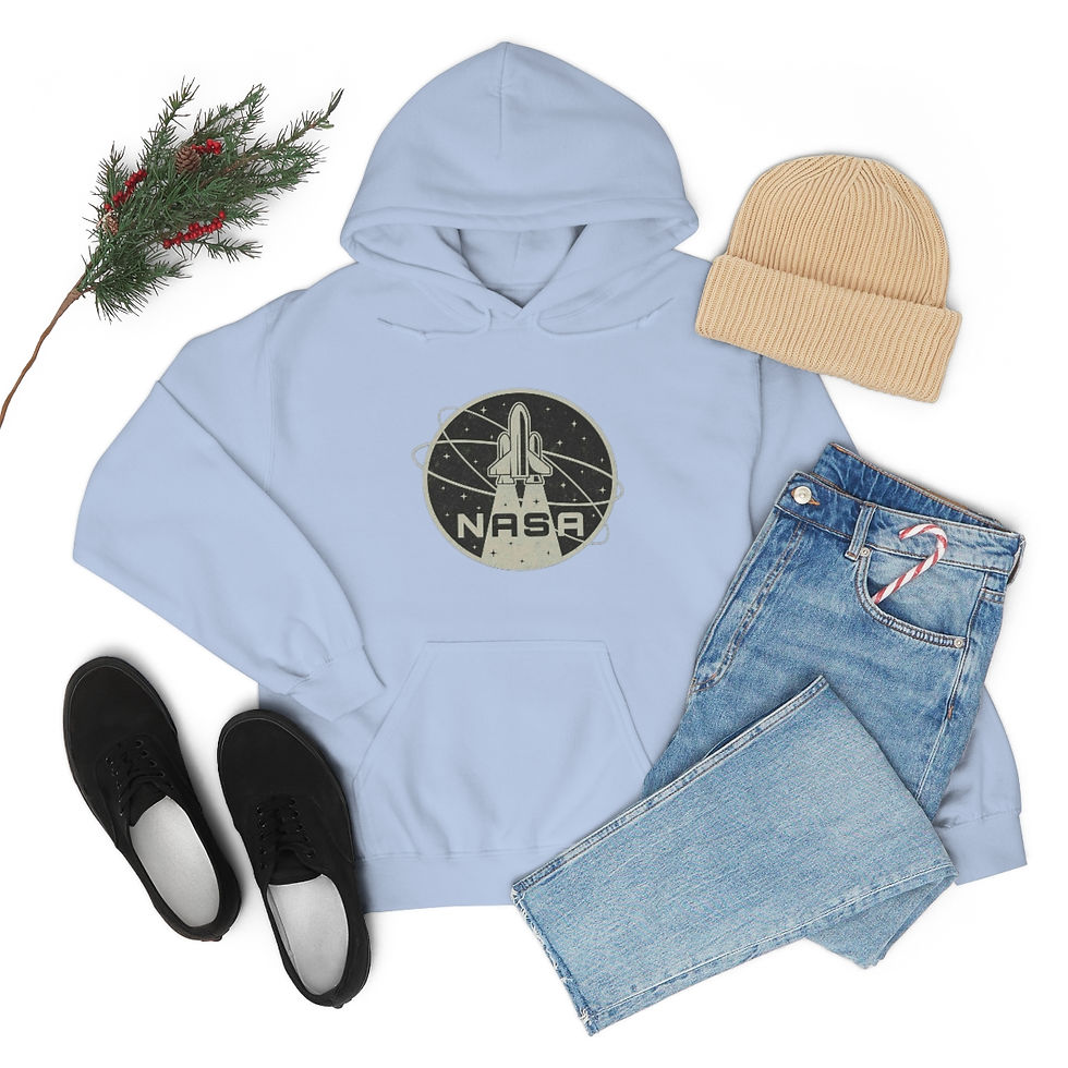 Thumbnail: Women's NASA Meatball Rocket Hooded Sweatshirt