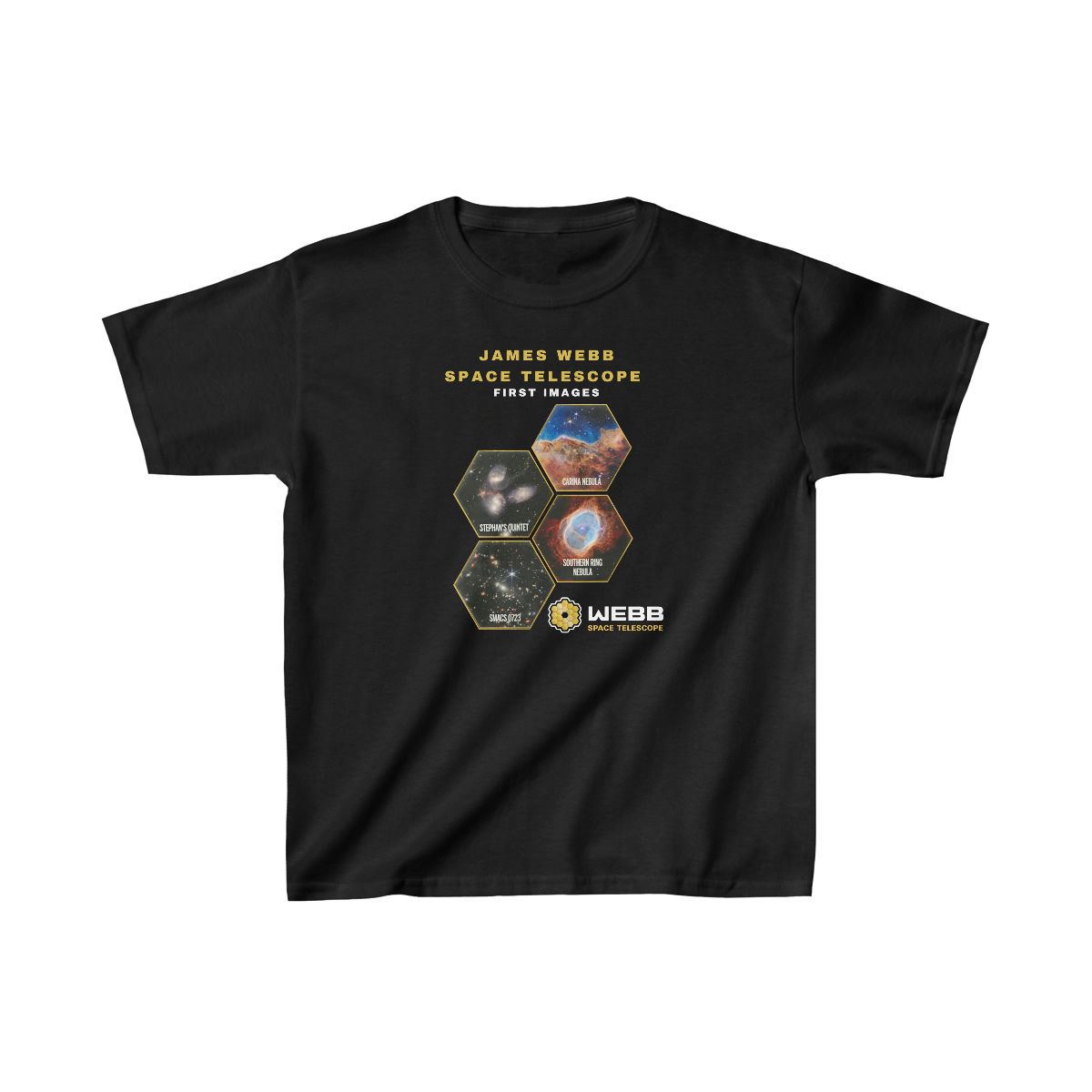 Youth James Webb Space Telescope - JWST Cotton T-Shirt
