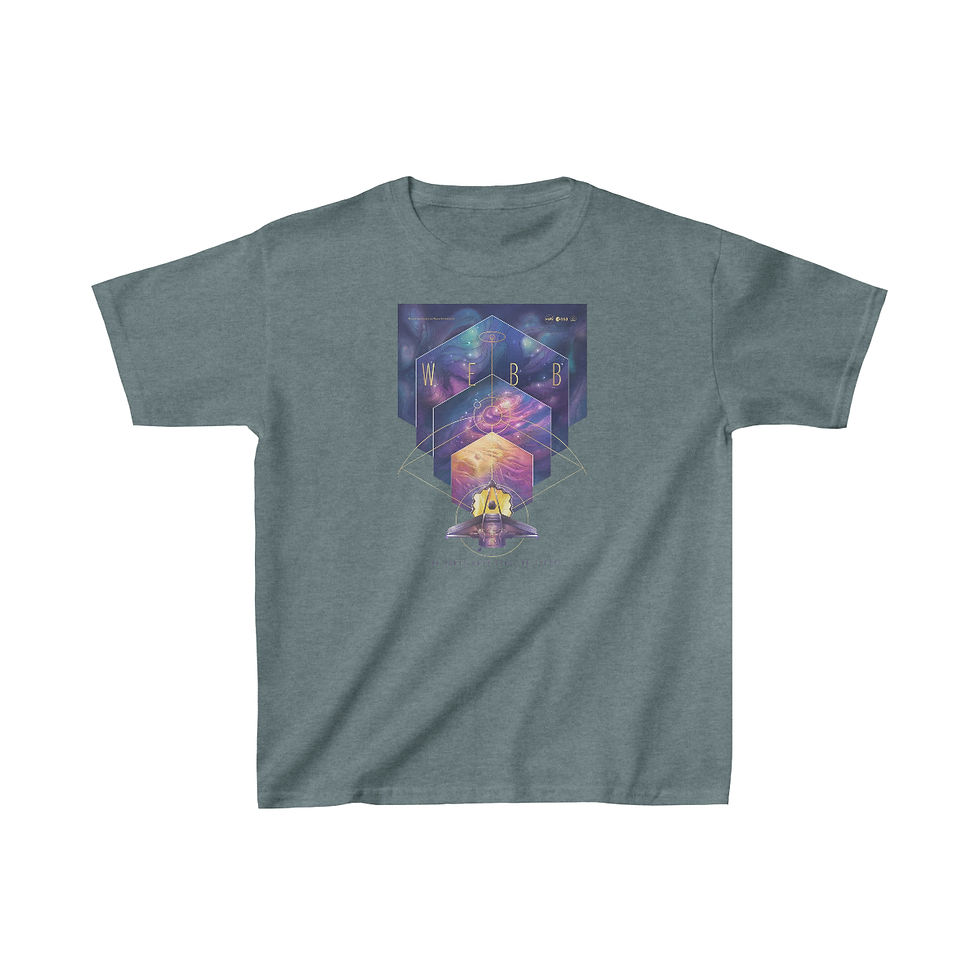 Miniatura: Youth T-Shirt Tee - Explore - James Webb Space Telescope TShirt JWST