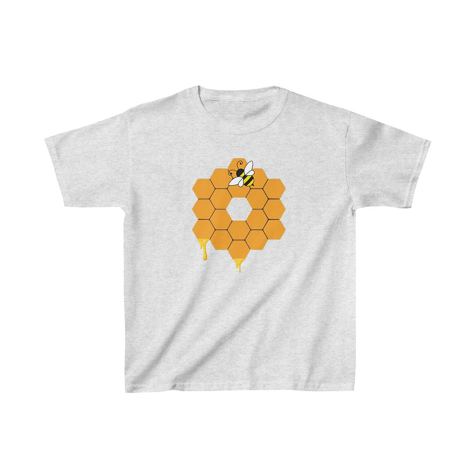 Thumbnail: Youth James Webb Space Telescope Honey Bee T-shirt - JWST