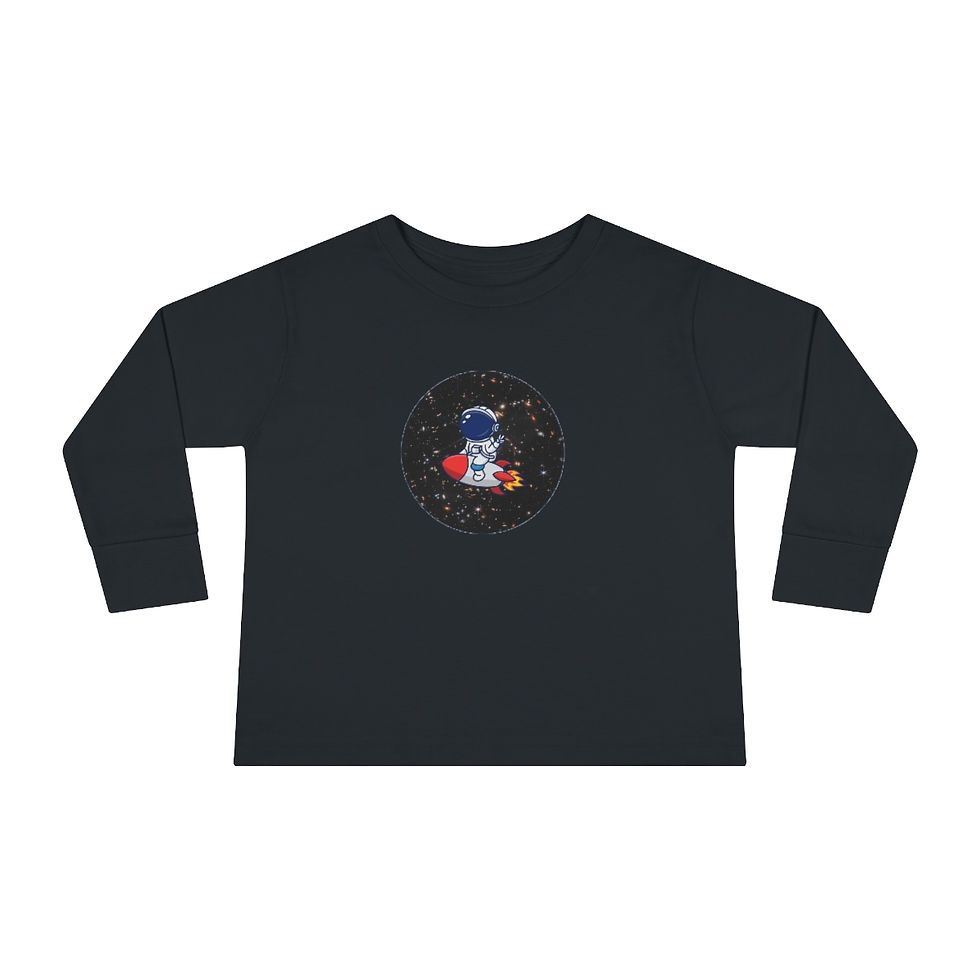 Miniature : Toddler Webb Space Rocket Long Sleeve Tee