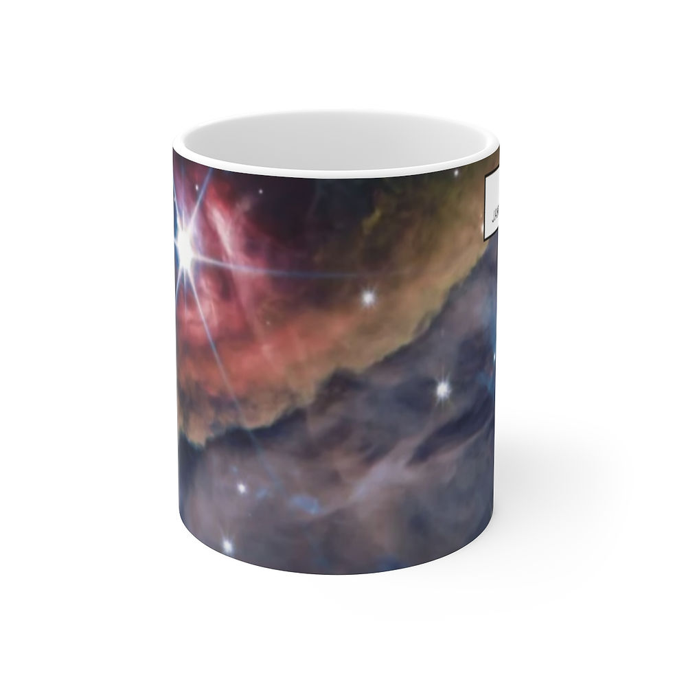 Thumbnail: James Webb Space Telescope Orion Nebula with Border Mug, 11oz, 15oz & 20oz
