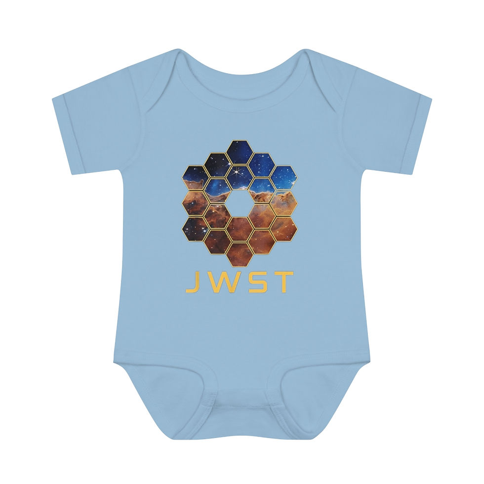 Thumbnail: Infant Baby James Webb Space Telescope - JWST Honeycomb Bodysuit