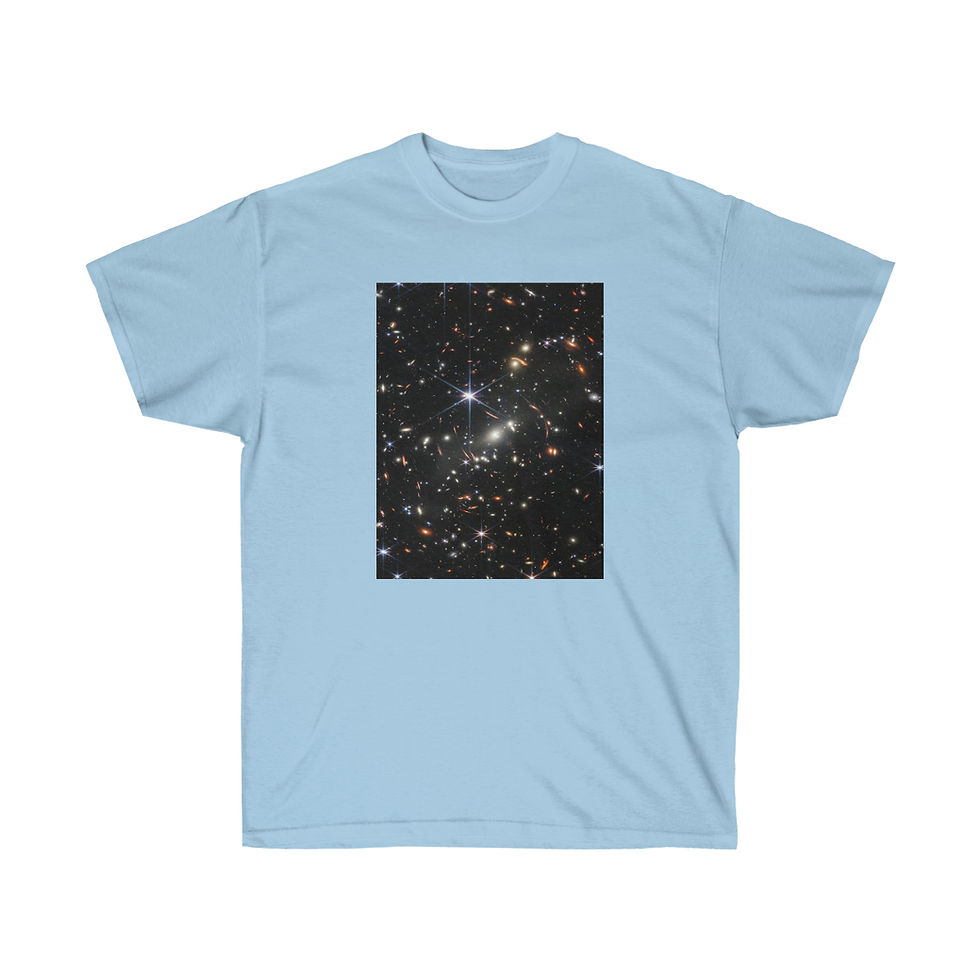Thumbnail: Men's James Webb Space Telescope T-Shirt - First Deep Field Frameless - JWST