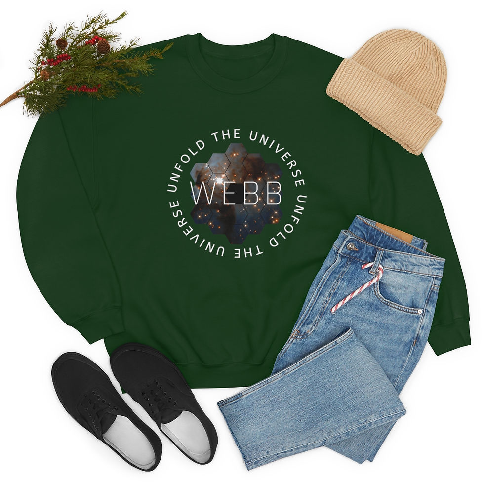 Miniatura: Unfold the Universe - Women's James Webb Space Telescope Crewneck Sweatshirt