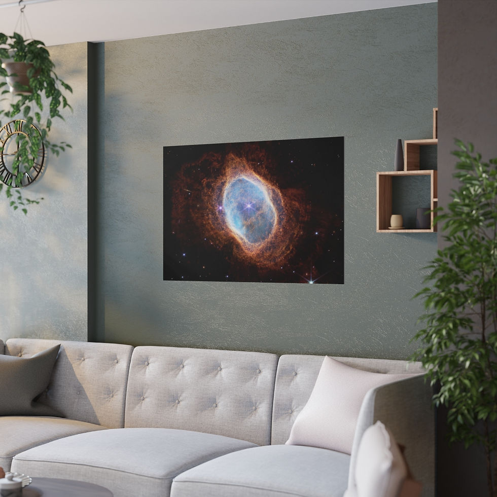 Thumbnail: Southern Ring Nebula - Webb Telescope - Poster Satin Finish – various sizes