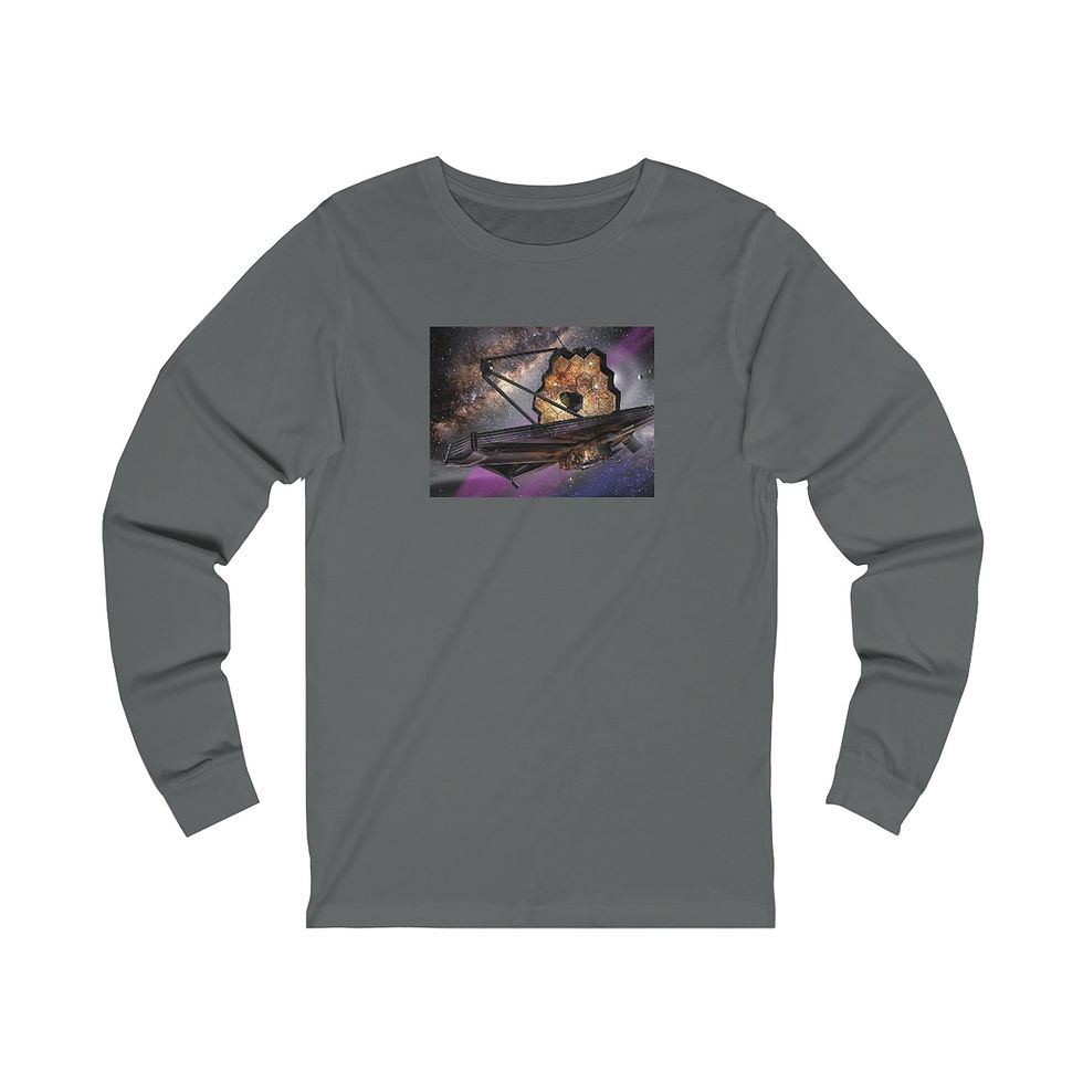 Thumbnail: Men's James Webb Space Telescope in Space Long Sleeve Shirt 