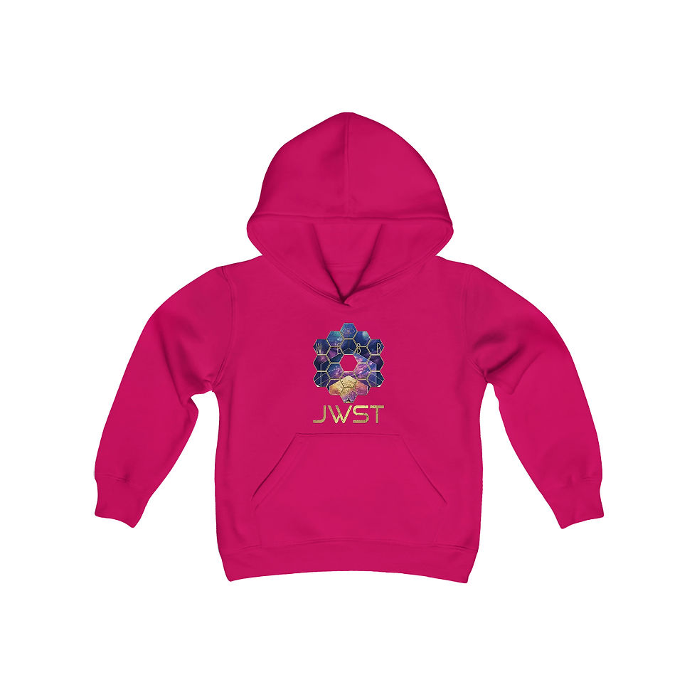 Thumbnail: Youth Hoodie - JWST Exploration Honeycomb - James Webb Space Telescope