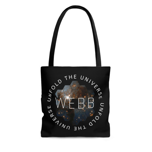 James b Space Telescope Unfold the Universe Tote Bag, 100 Polyester