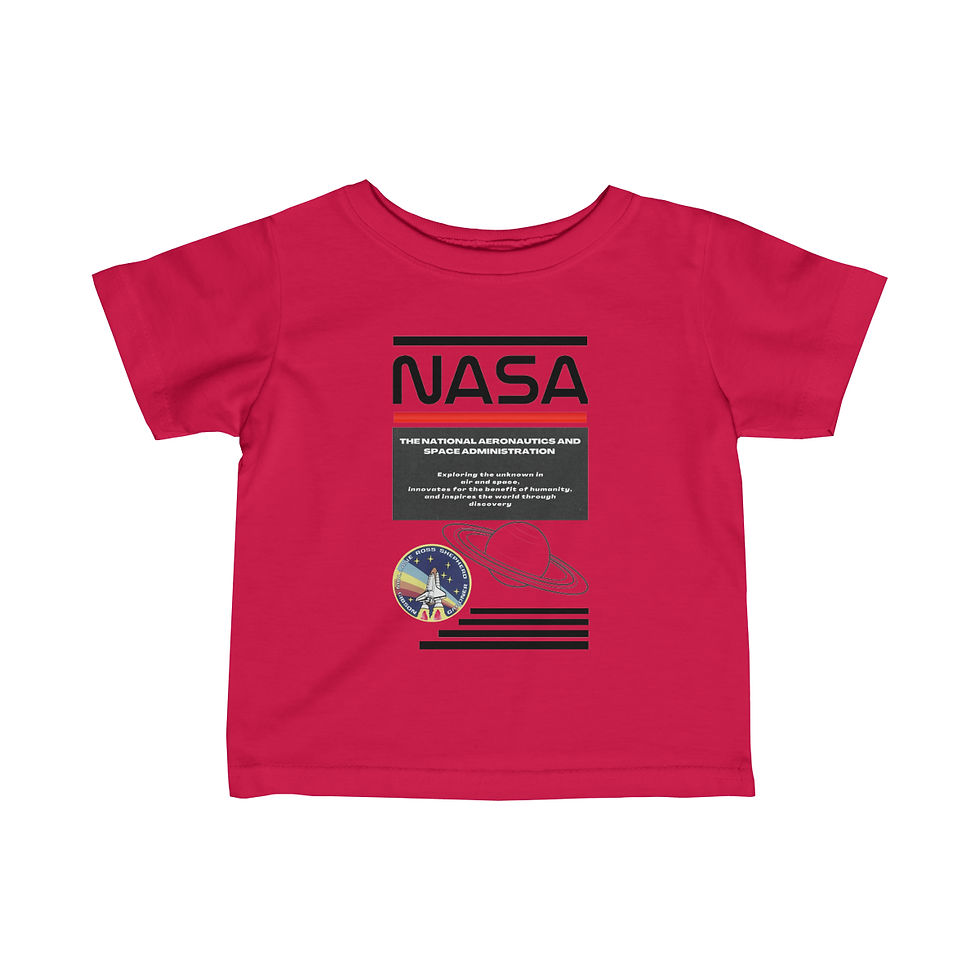Thumbnail: Infant NASA  - Space Administration T-Shirt