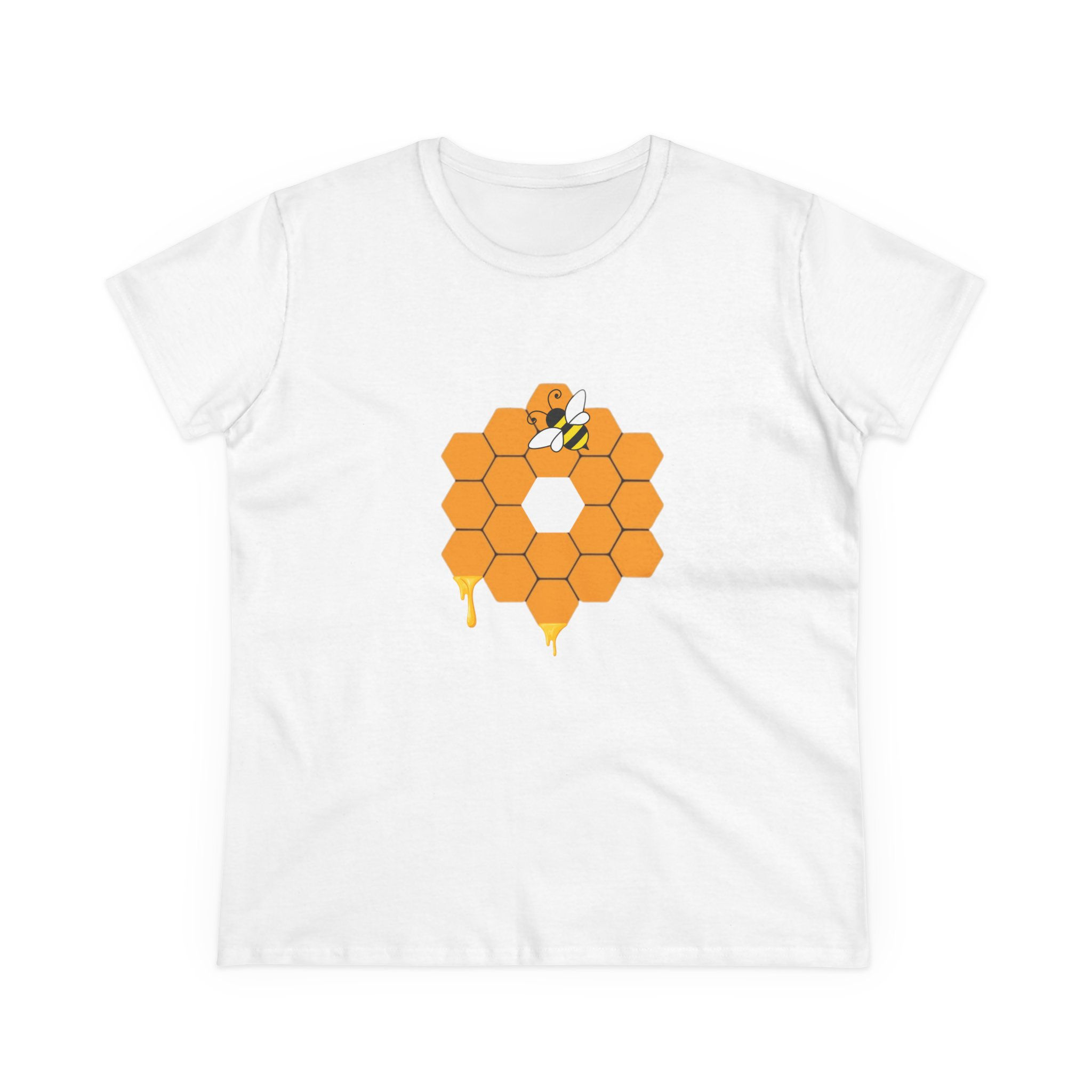 Women's James Webb Space Telescope Honey Bee 🐝 Cotton T-Shirt