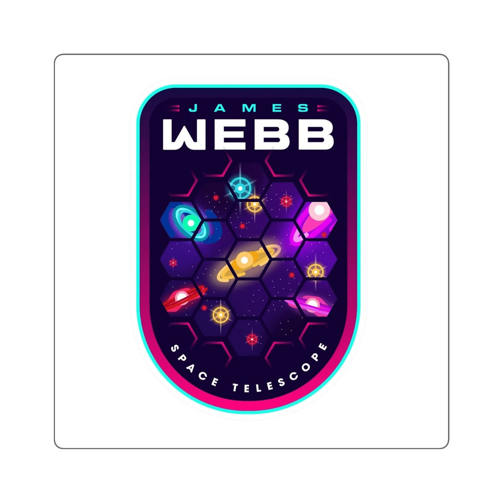 Thumbnail: Die-Cut Sticker Decal - Infinity Patch - James Webb Space Telescope NASA JWST