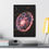 Miniature : Cartwheel Galaxy by Webb Space Telescope - Framed Canvas Various Large Sizes