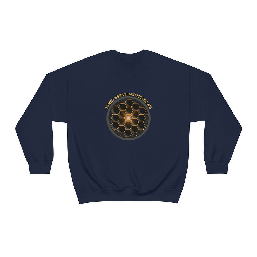 Miniatura: Super Emblem - Men's James Webb Space Telescope Crewneck Sweatshirt