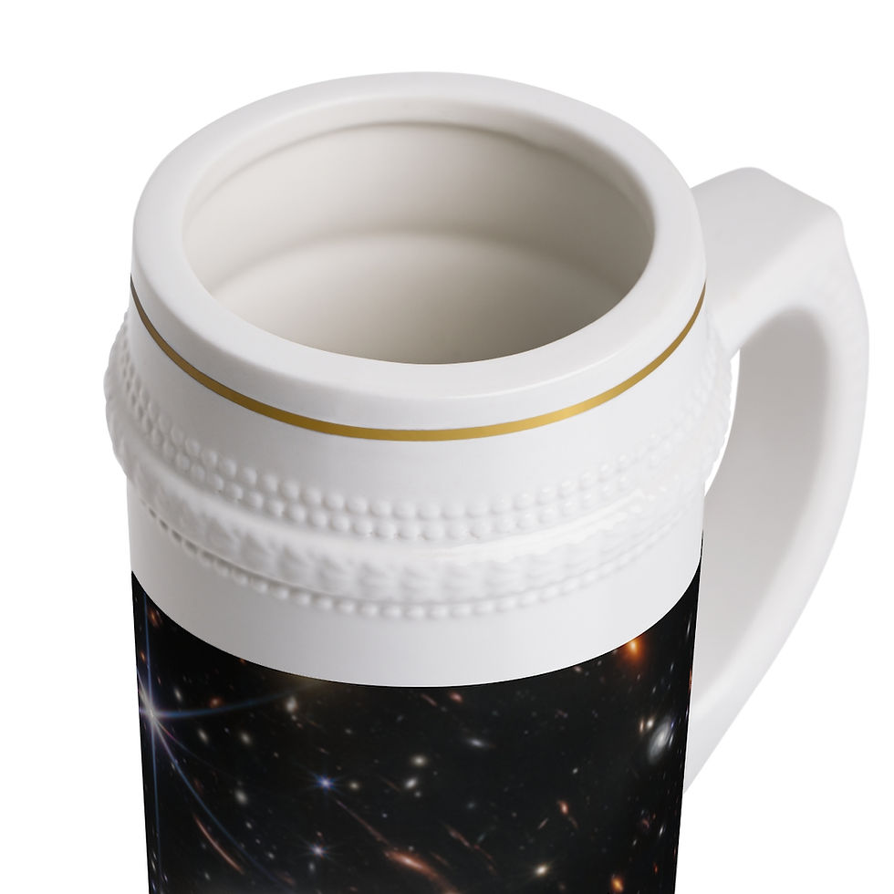 Thumbnail: James Webb Space Telescope First Deep Field Ceramic Beer Stein Mug, 22oz