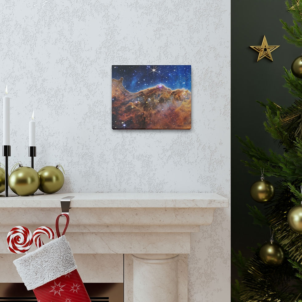 Miniatura: Carina Nebula by Webb Space Telescope – Wrapped Canvas – Various Small Sizes