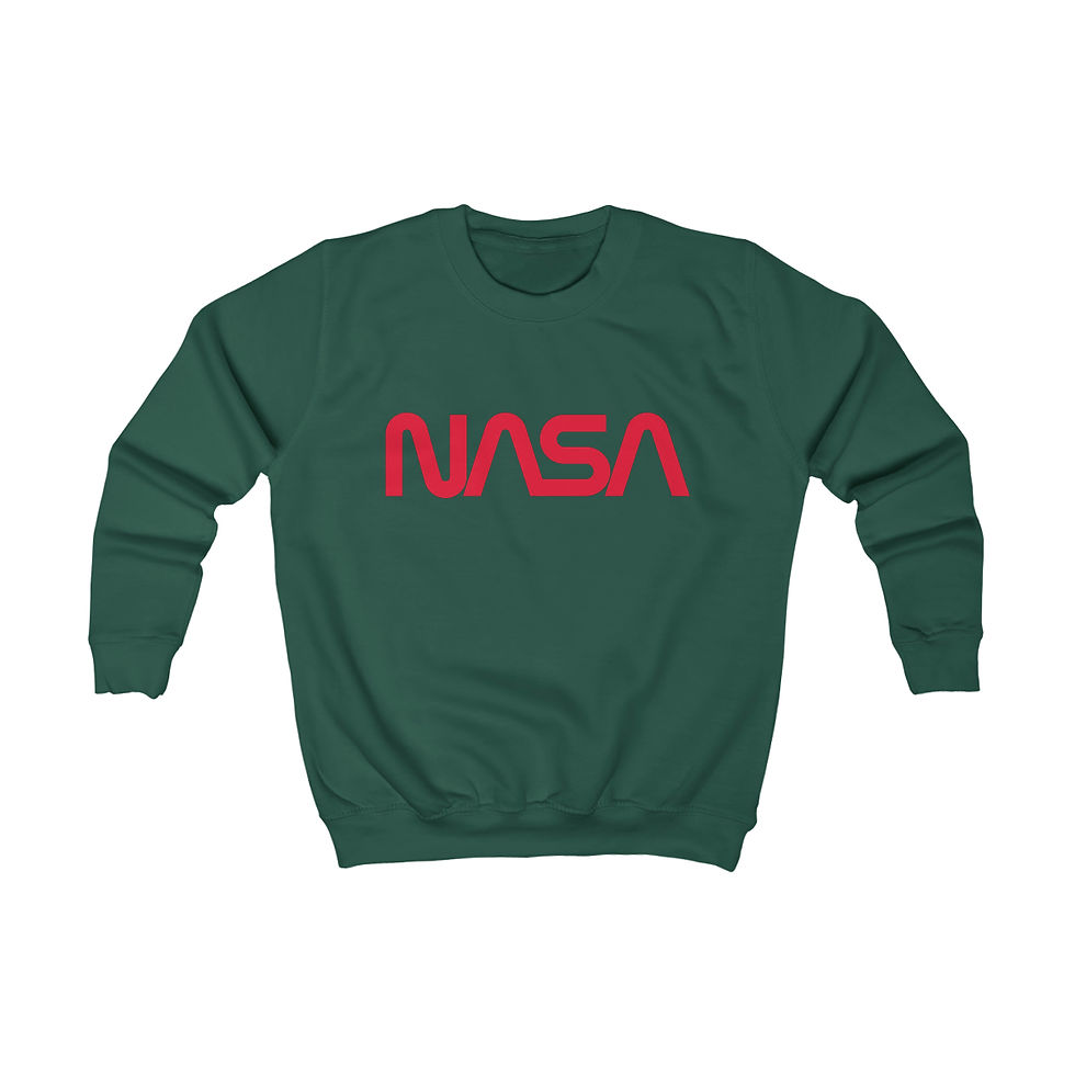 Miniature : Kids - NASA Worm Logo - Sweatshirt