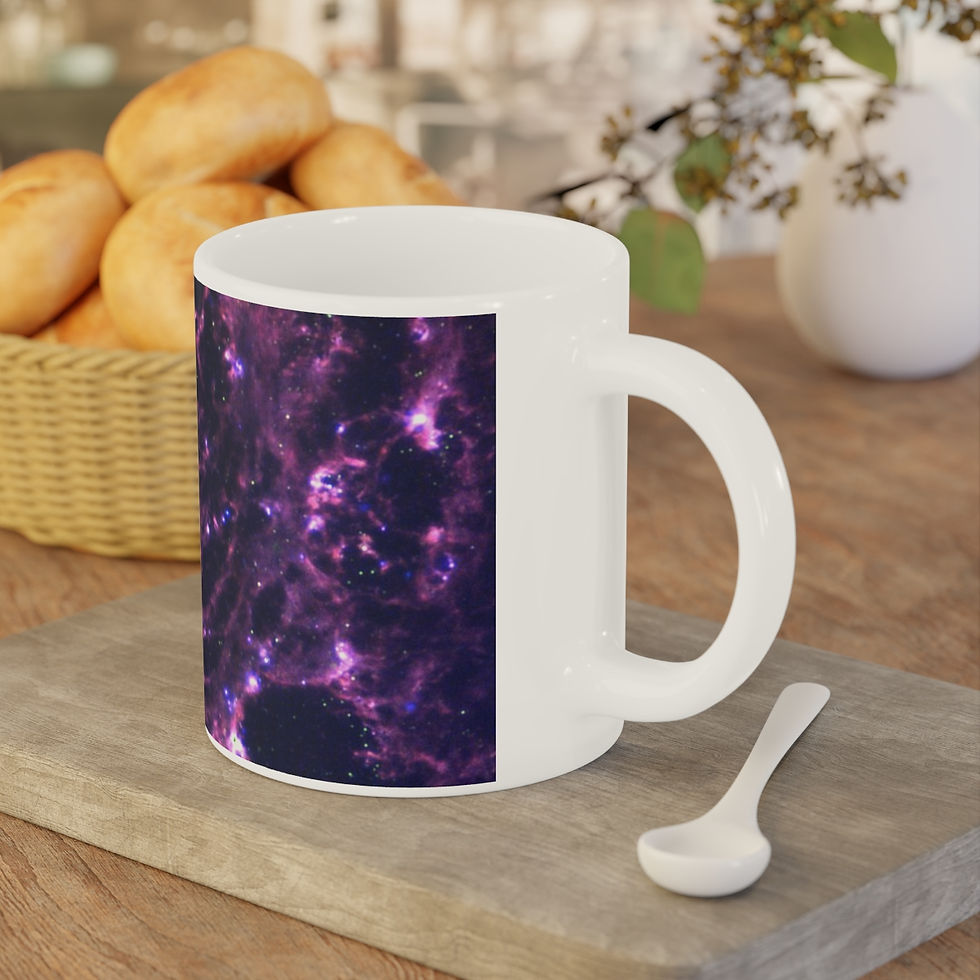 Miniatura: James Webb Space Telescope Phantom Galaxy Reversed Color Mug, 11oz, 15oz & 20oz