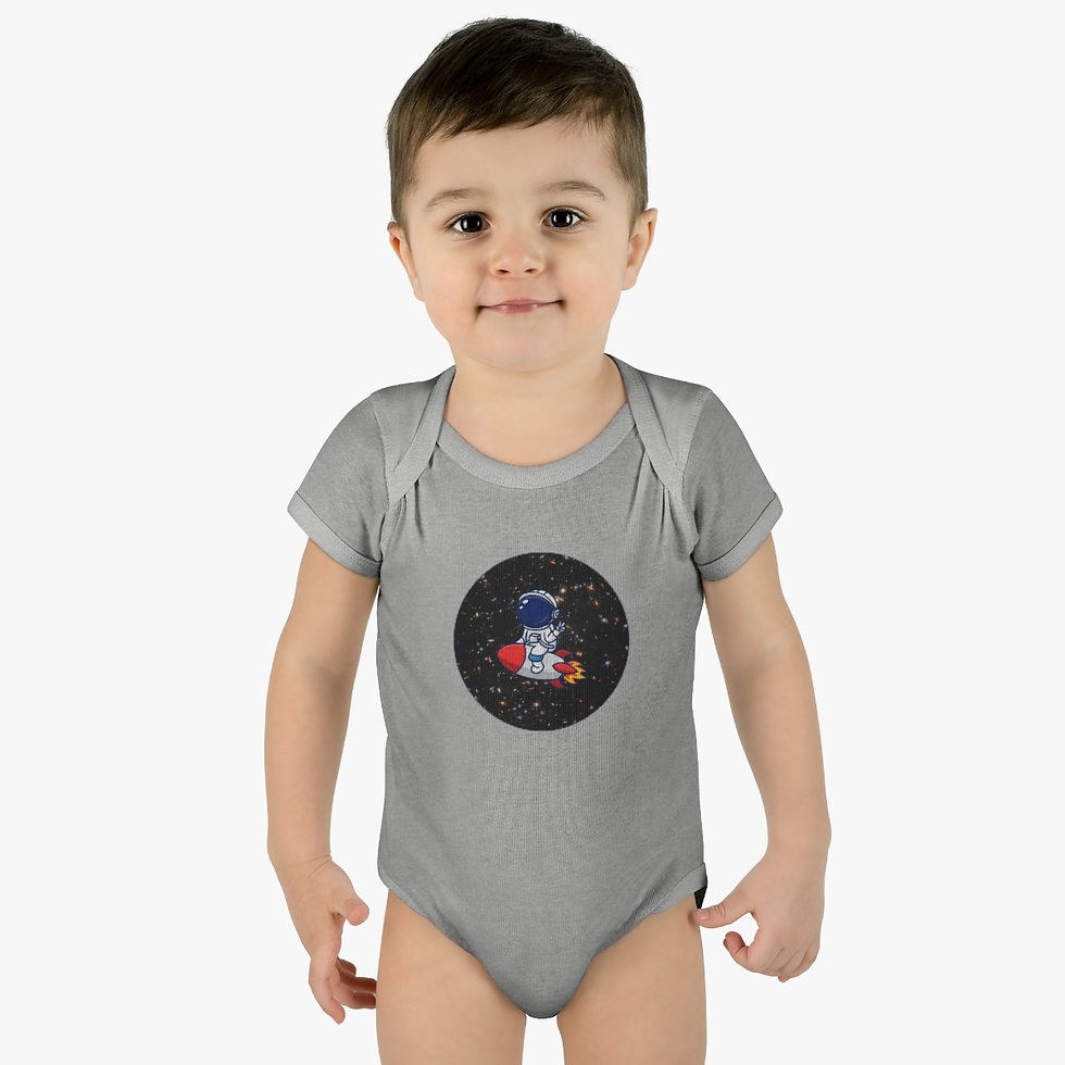 Thumbnail: Infant Baby Space Rocketship Bodysuit