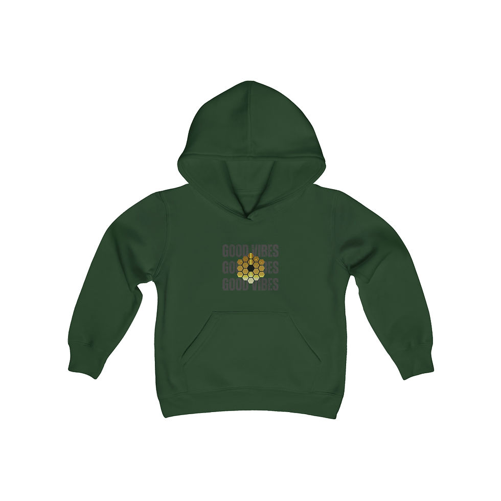 Thumbnail: Youth Hoodie - JWST Good Vibes - James Webb Space Telescope - Hooded Sweatshirt